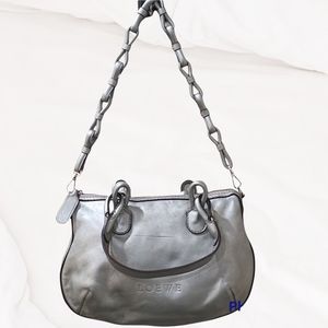 Loewe Louis Vuitton Metallic Leather Shoulder Bag